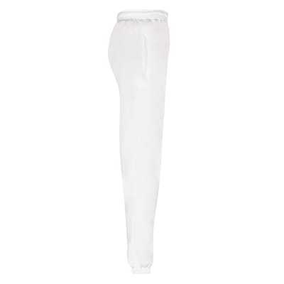 Fruit of the Loom Heren klassieke joggingbroek met elastiek (Wit)