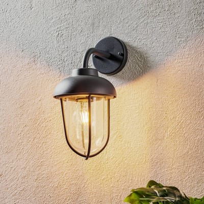 TRIO DUERO - Wandlamp - Antraciet - excl. 1x E27 4W - Buitenverlichting - IP44
