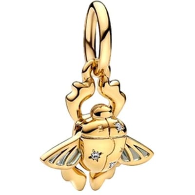 Miniso Aladdin's magische lamp vliegend tapijt Bedel Kralen Componenten Kralen Componenten Hanger Compatibel Met Authentiek Origineel Koperen Metalen Armband Hoog beige