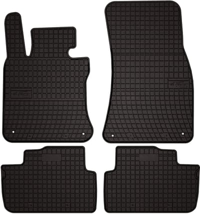 Wielganizator SolidPRO Serie - Rubber Autovloermatten - BMW 4 F32 Gran Coupe - Zwart - Modelspecifiek