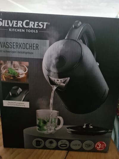 Silvercrest Kitchen tools waterkoker zwart 1.7L 2400W