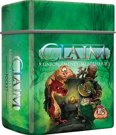White Goblin Games - Claim Reinforcements: Mercenaries Pocket - Kaartspel - 2 spelers - Handig meeneem blikje - Vanaf 10 jaar - Kaartspel met unieke facties