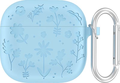YONO Hoesje geschikt voor Airpods 4 - Case - Special Siliconen - Blauw
