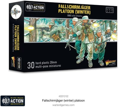 Fallschirmjager platoon (winter) (Bolt action nieuw)