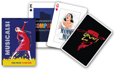 Piatnik speelkaarten musicals - kaartspel voor muziekliefhebbers.