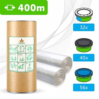 Eco navulfolie voor luiertwister en luieremmer met geurbarrière