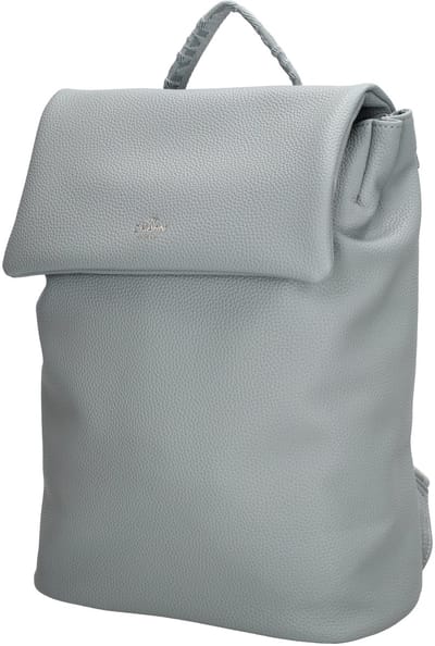 Charm London Pentonville Rugzak - Fashion Rugtas - Tablet Vak - Ritsvakken - Lichtblauw