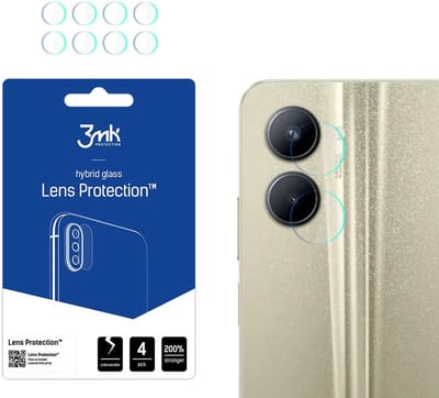 3MK - Lensbescherming - Realme C33 - 4 Stuks - Transparant