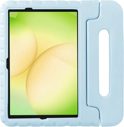 Hoes - Geschikt voor Samsung Galaxy Tab A11 Plus - Kinderhoes Shockproof Bumper - Kidsproof Case - Tablet Hoesje - Kinder Hoesje Cover - Sky