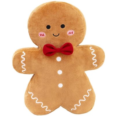 Kerst Peperkoekman 15cm Zacht Dier Geweldig Cadeau Pluche Poppetje Speelgoed brown