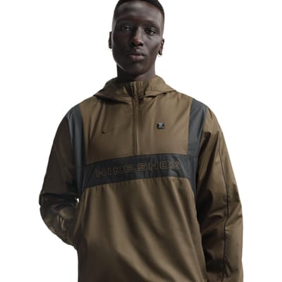Nike Shox Jassen Heren - Bruin - Maat XL - Katoen Jersey