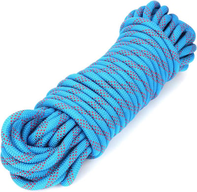 Sterk Multifunctioneel Touw 10mm x 10m Blauw - Slijtvast Antislip Touw voor Buiten, Camping en Werk