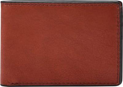 FOSSIL Portemonnee Steven FPW Bifold Wallet Burnt Henna Rood
