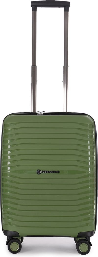 Stratic Bright - handbagage koffer - 55x39x20 cm - 2,9 kg - 37/42 L - spinner wielen - groen