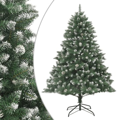 vidaXL - Kunstkerstboom - met - standaard - 210 - cm - PVC