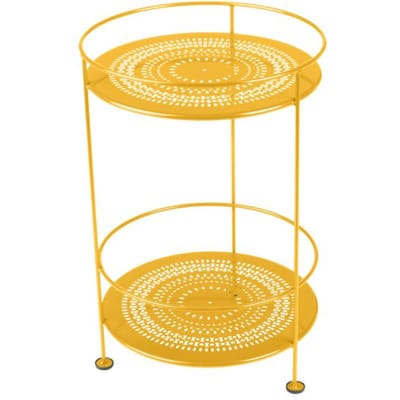 Fermob GUINGUETTE bijzettafel geperforeerd - C6 Honing structuur