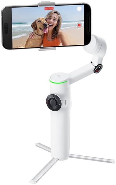 Insta360 Flow 2 Pro Wit – TikTok Creator Kit – AI Smartphone Gimbal voor Ultieme Beeldstabilisatie, Volgtracking & Creatieve Shots – Perfect voor TikTokkers & Mobile Creators