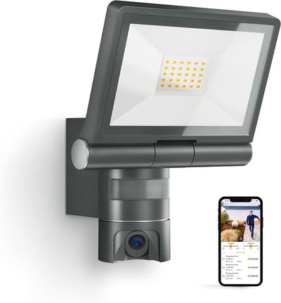 Camera Wandlamp - Beveiligingslamp Buiten - Huis Beveiligen - HD Camera & Intercom - 21 x 16.7 x 27.5 cm