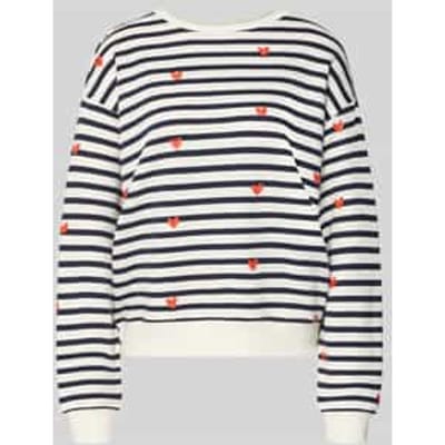 sweatshirt in all-over look