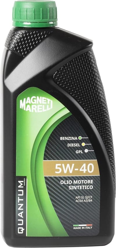 Motorolie Synthetisch - Auto Smeermiddel - Motor Bescherming - Ontwikkeld in Italië - 1 Liter