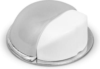 Deurstopper - chroom 50x22mm