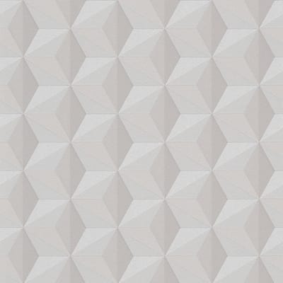 Grafisch behang Profhome 962551-GU vliesbehang licht gestructureerd met grafisch patroon glinsterend beige 5,33 m2