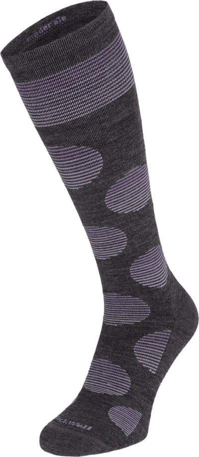 Sockwell - Featherweight Dot Dames Compressiekousen Klasse 1 Charcoal - Maat 39-43