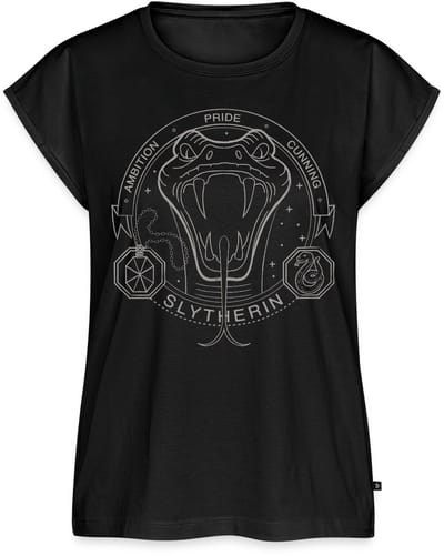 Harry Potter Zwadderich Lineart Vrouwen Premium Bio Top