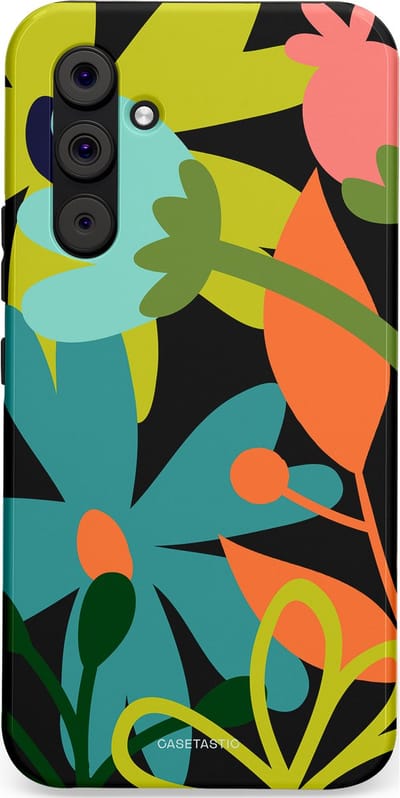 Casetastic Hoesje Geschikt voor Samsung A54 (5G) - Stijlvolle Beschermende Duo-layer Case - Botanisch Feest