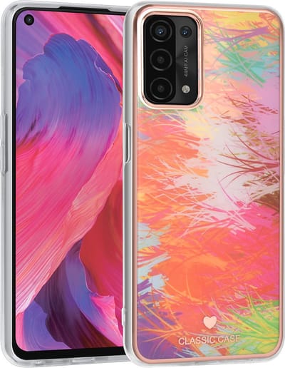UNIQ Classic Case Oppo A54 5G & A74 5G TPU Backcover hoesje - Graffiti Red