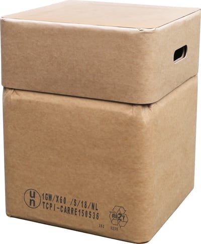 Opbergkruk / kartonnen opbergkruk / kartonnen krukje / kartonnen kruk / zitkrukje / meubel van karton / bijzettafel / nachtkastje / kruk / duurzaam krukje / extreem sterk / 100% natuurproduct / 100% recyclebaar.