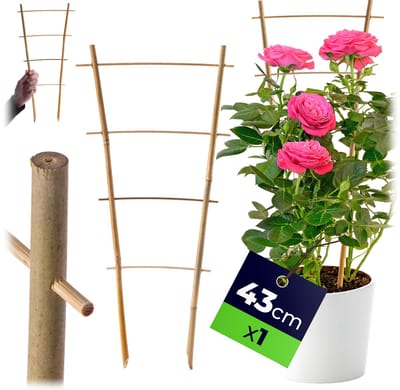 KADAX pergolasteun bamboeladder 43 cm tuin voor rozen bloemen planten