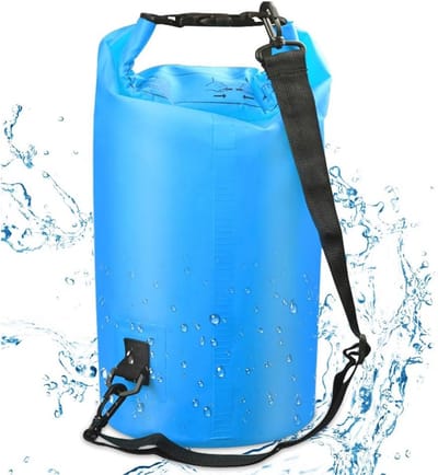 Waterdichte tas 10L - Verstelbare schouderriem, Duurzaam en Veelzijdig voor Strand, Camping, Kajakken, Vissen en Wandelen