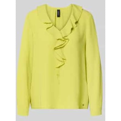 relaxed fit blouse met ruches