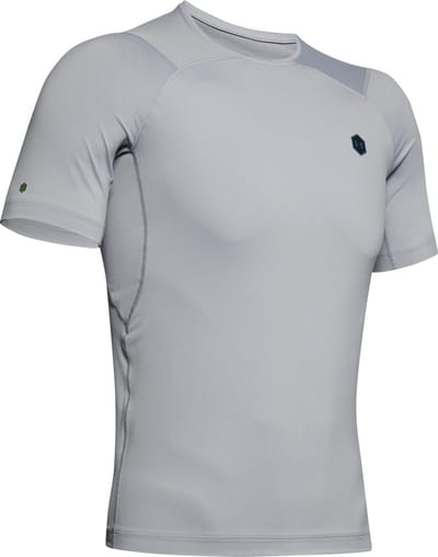 Under Armour - Maat XL - Rush HG Compression SS Heren Sportshirt Mod Gray