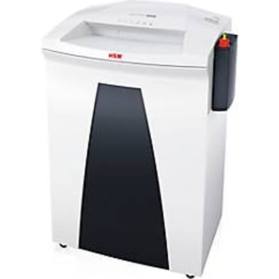 HSM SECURIO B34 papiervernietiger, veiligheidsniveau 4, deeltjes snijden 4,5 x 30 mm, 22 vel, olievernevelaar, wit