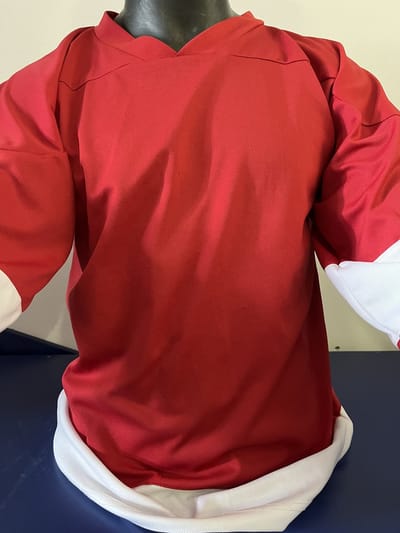 IJshockey shirt Sr. M NHL Detroit rood (geen nummer/logo)
