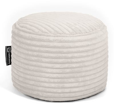 Casacomfy Poeffie - Poef - Rond - Corduroy - Ø 45 cm - Crème