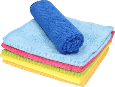 Sorbo Microvezeldoeken gekleurd - 12x stuks - 40 x 40 cm - Vaatdoeken microvezel - Micorvezeldoekjes