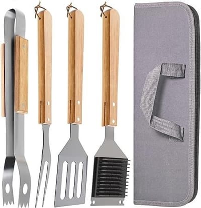 Lexium barbecue accessoires - barbecue tang - barbecue gereedschap - barbecue set