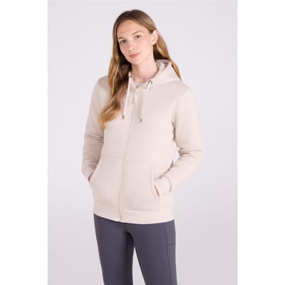 Mountain Warehouse Dames/Dames Dalton Sherpa gevoerde Full Zip Hoodie (Licht Beige)