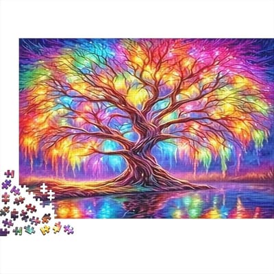 Papieren Puzzel - Legpuzzel Volwassenen - Ontspanning en Decoratie - 1000 Stukjes - 38 x 26 cm - Abstract