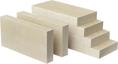 Houtkachel Vervangende Brandstenen 9" x 4-1/2" x 1-1/4", 6-Pack