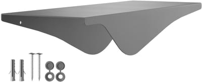 Wandplank HOVER-VIII 350x130x80mm antraciet