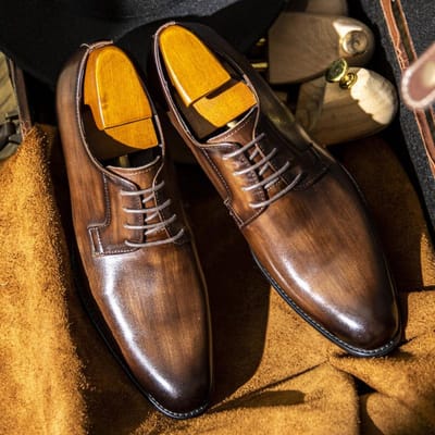 Heren Klassieke Lakleren Schoenen Casual Zakelijke Schoenen Veterschoenen Formele Kantoorwerkschoenen Heren Feest Bruiloft Oxford Schoenen 38 brown