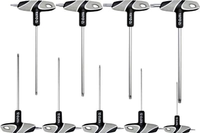 Yato Torx Inbussleutelset met Handgreep T10-T50 - 9 Delig