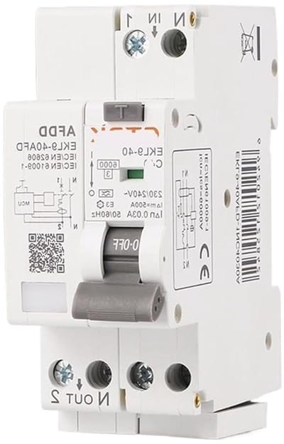Stroomonderbreker - Automische schakelaar - Beveiliging installatie - Magnetische beveiliging - 30mA 32A 40A - Grijs