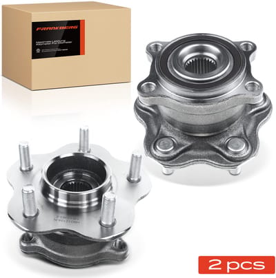 Frankberg 2x Wielnaaf Set Achter voor Nissan Murano I Z50