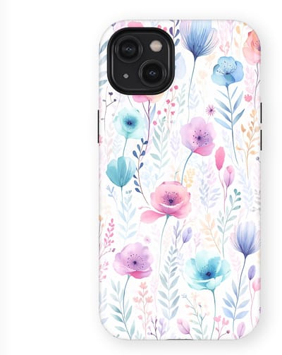 Bloemen Design Hoesje geschikt voor iPhone 14 Plus | Flower Print Tough Case met Mag | Shockproof | Bloemen Motief Backcover geschikt voor iPhone 14 Plus Blooming Dream