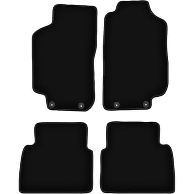 BASIC zwarte veloursmatten voor: Saab 9-5 I Y3SE sedan, stationwagen (1997-2005)